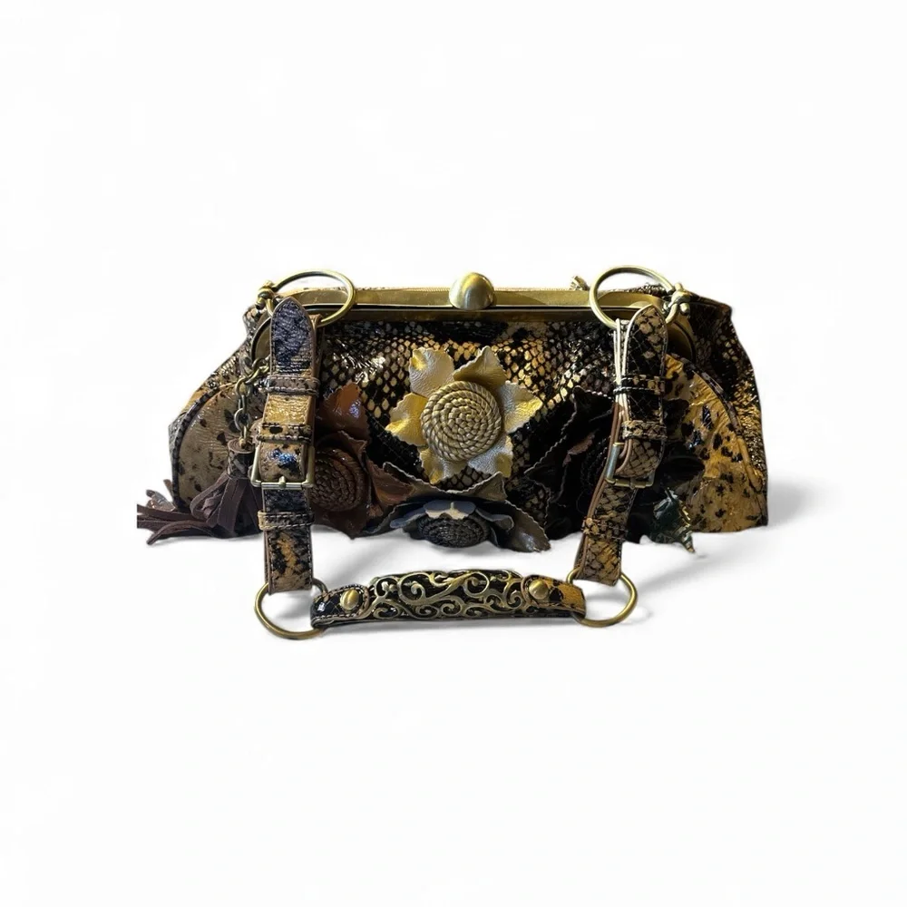 Sharif Limited Edition Handcrafted Embellished Frame Bag • Wearable Art - Picture 2 of 11